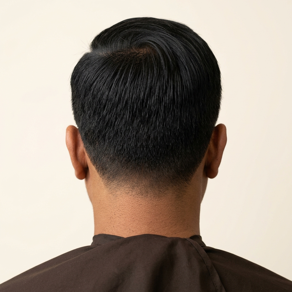 Taper Rapi Kantoran, hasil taper oleh kapster Andra di Klip & Kopi
