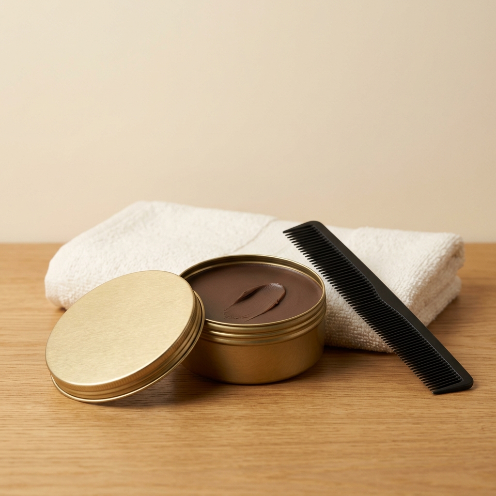 Pomade Styling di Klip & Kopi, Finish dan styling setelah potong, atau sebelum kondangan.